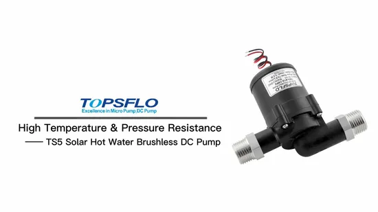 Brushless Solar Powered DC Mini Circulating Pumps