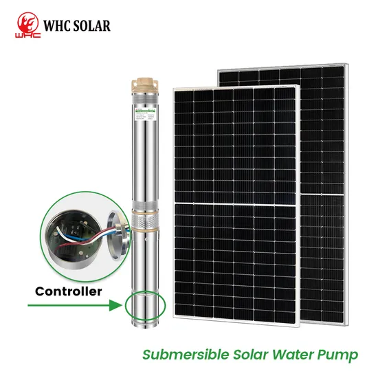 Whc Latest Upgrade AC/DC Hybrid MPPT Controller 6inch Stainless Steel Impeller Solar Powered Centrifugal Submersible Pump 