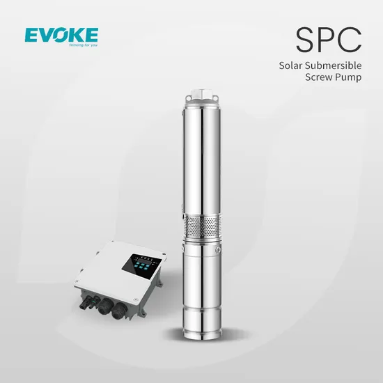 Evoke Spc Solar Powered DC Submersible Deep Well Borehole Irrigation Water Pump 